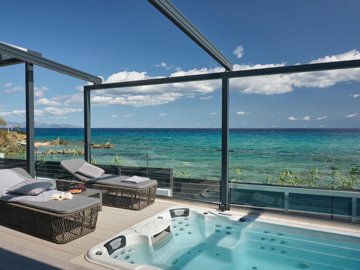 Blue View Villa - Coastal Elegance With Swim Spa, By Zantewize Alykanas  Exterior photo
