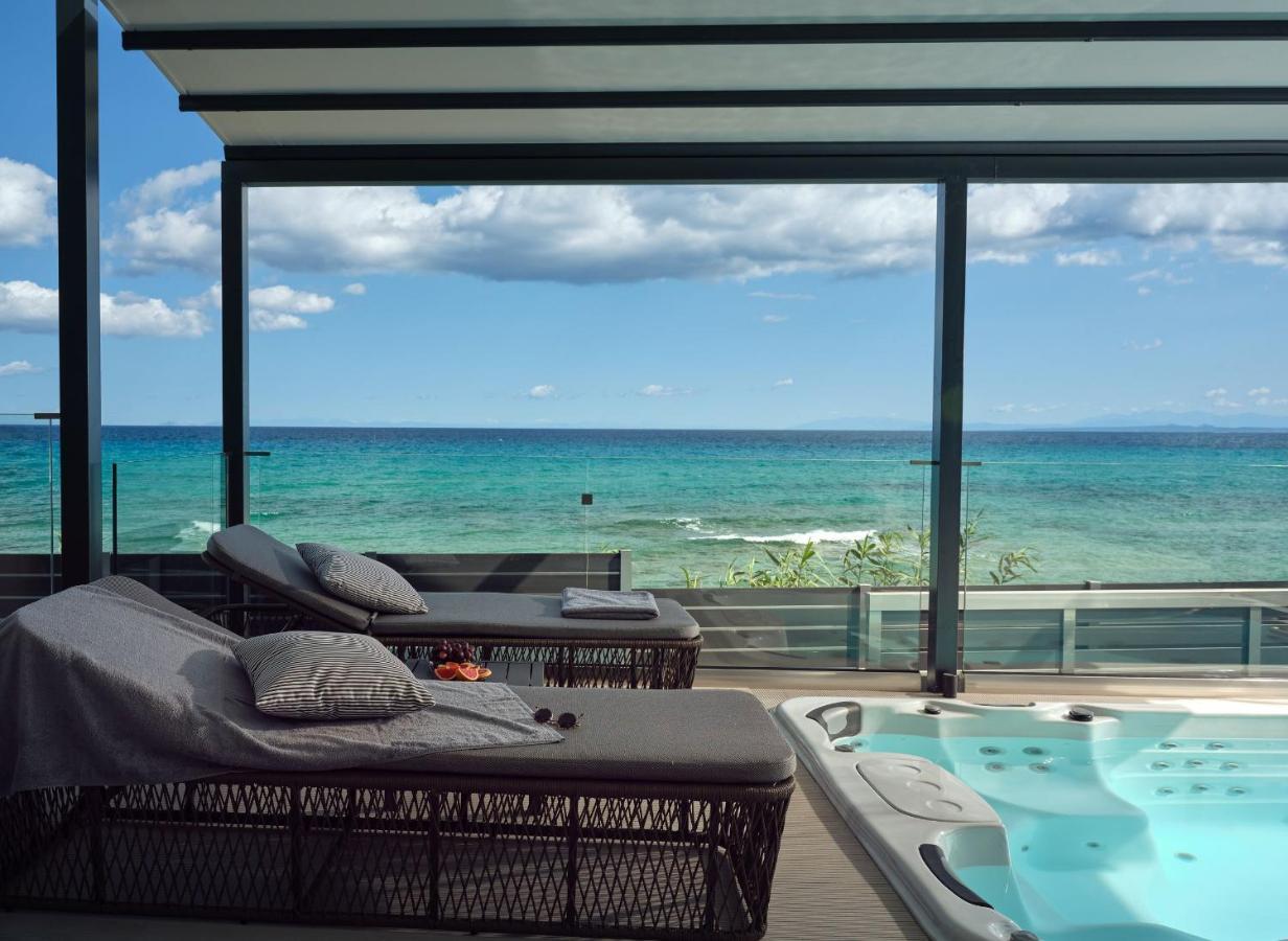 Blue View Villa - Coastal Elegance With Swim Spa, By Zantewize Alykanas  Exterior photo