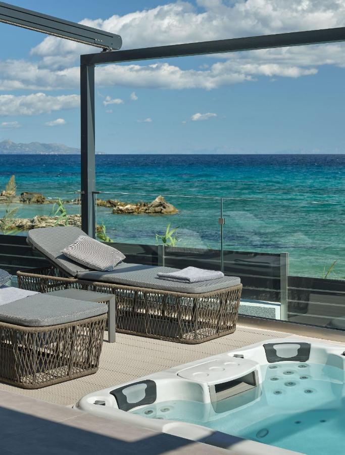 Blue View Villa - Coastal Elegance With Swim Spa, By Zantewize Alykanas  Exterior photo