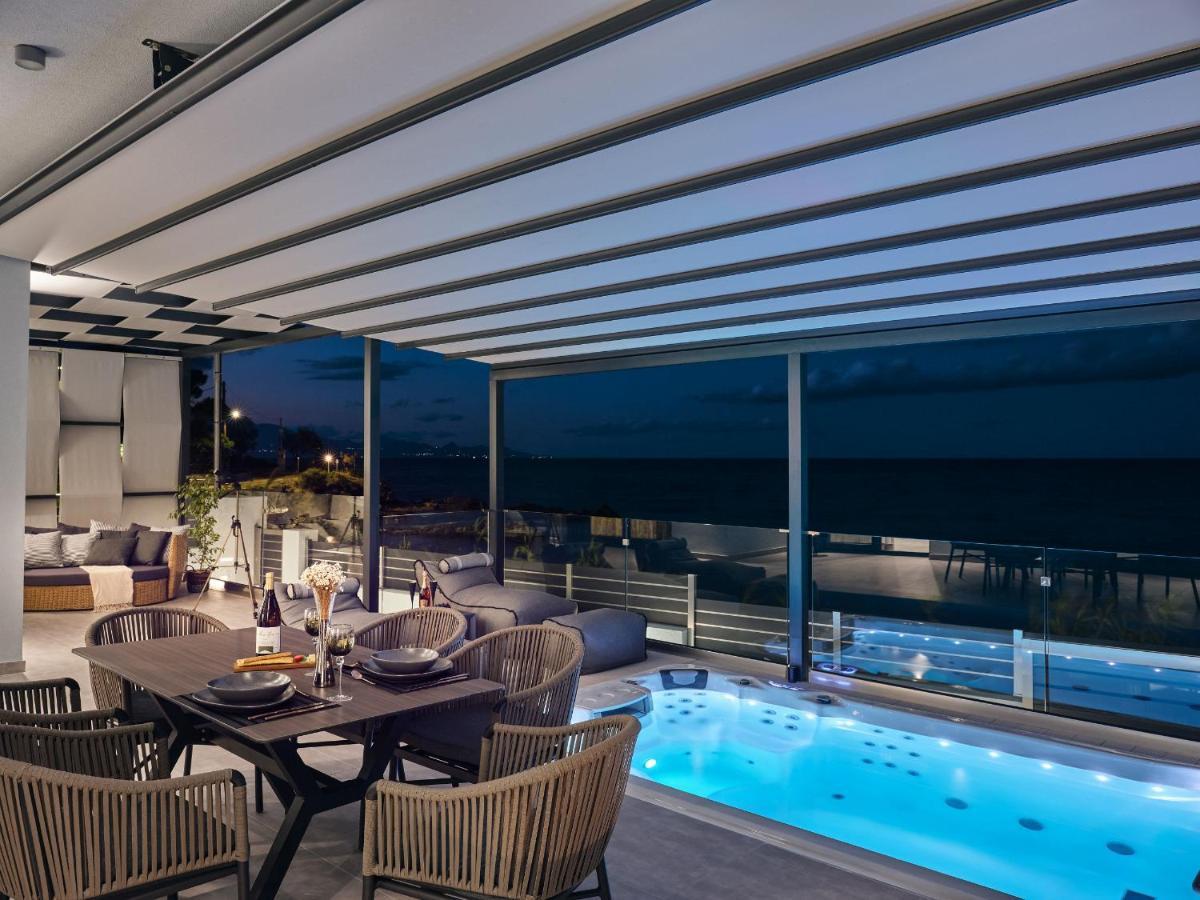 Blue View Villa - Coastal Elegance With Swim Spa, By Zantewize Alykanas  Exterior photo